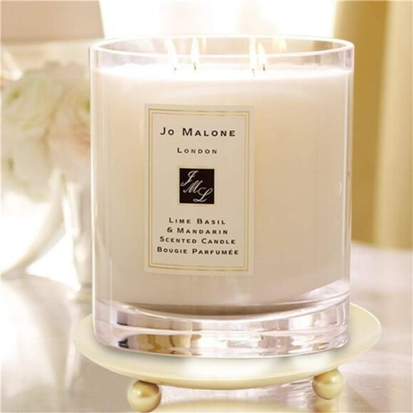 Set of 2 gold metal candle holder plates round pillar candlestick stands for dec - Picture 6 of 8